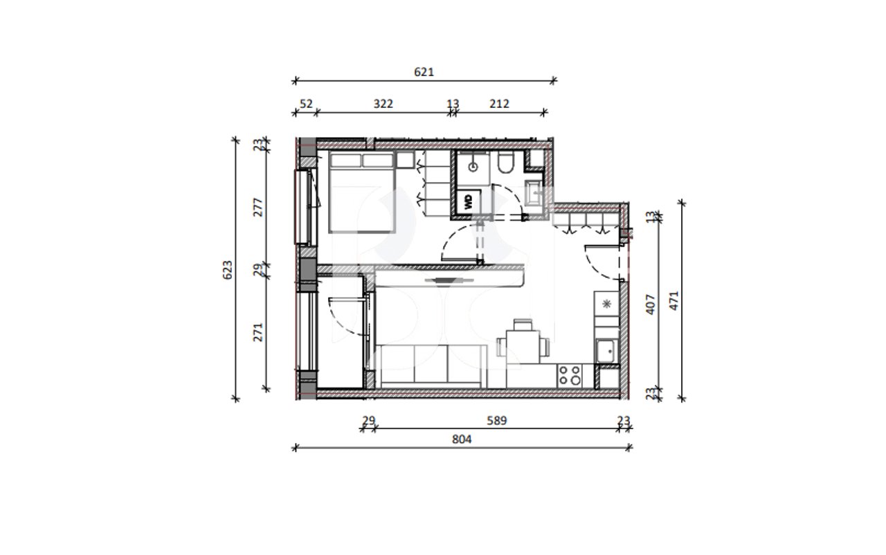 APPARTAMENTO 1+1 IN VENDITA RESIDENZA KADIU