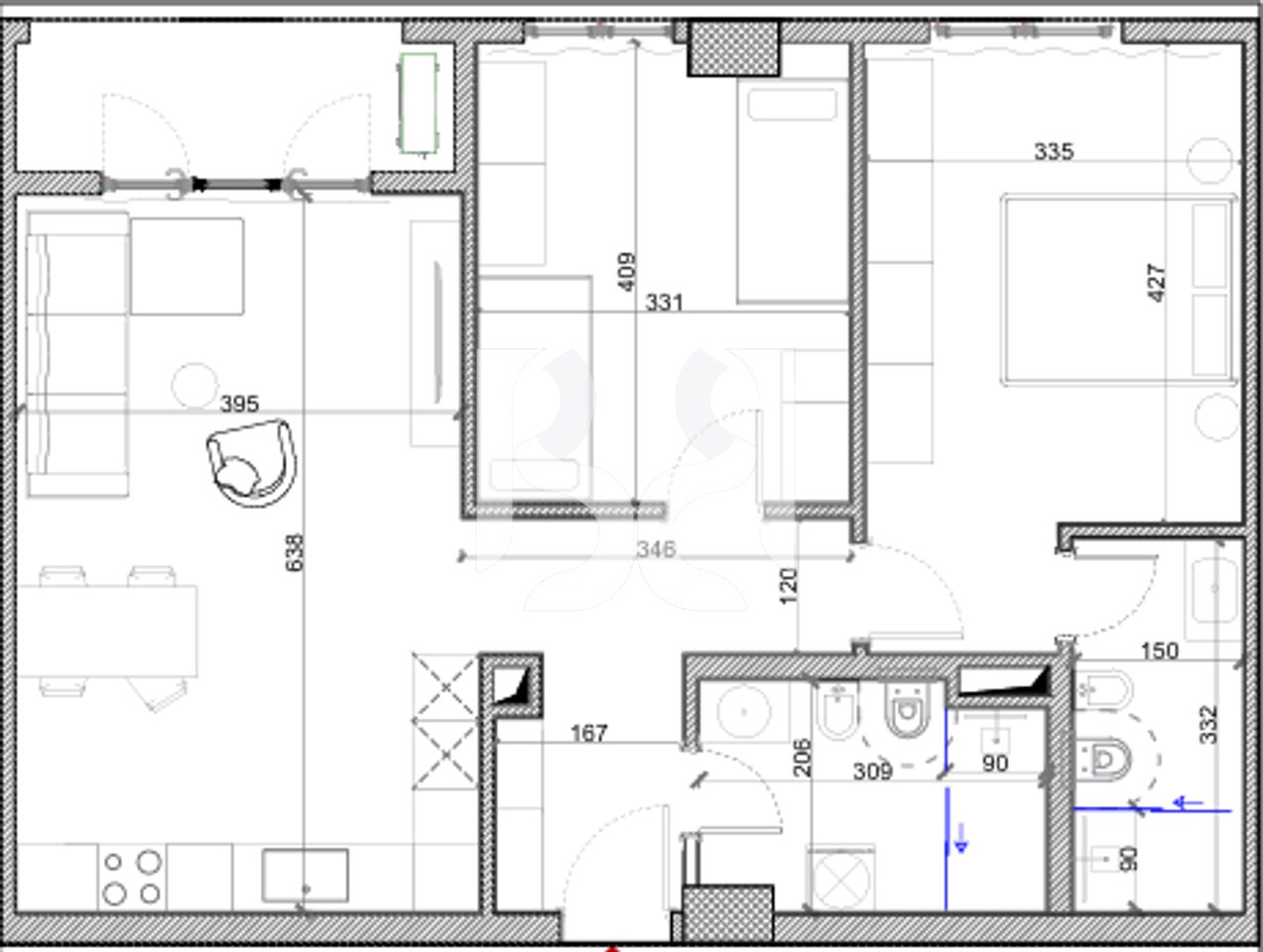 2+1 APARTMENT FOR SALE – STUDIO CINEMA*