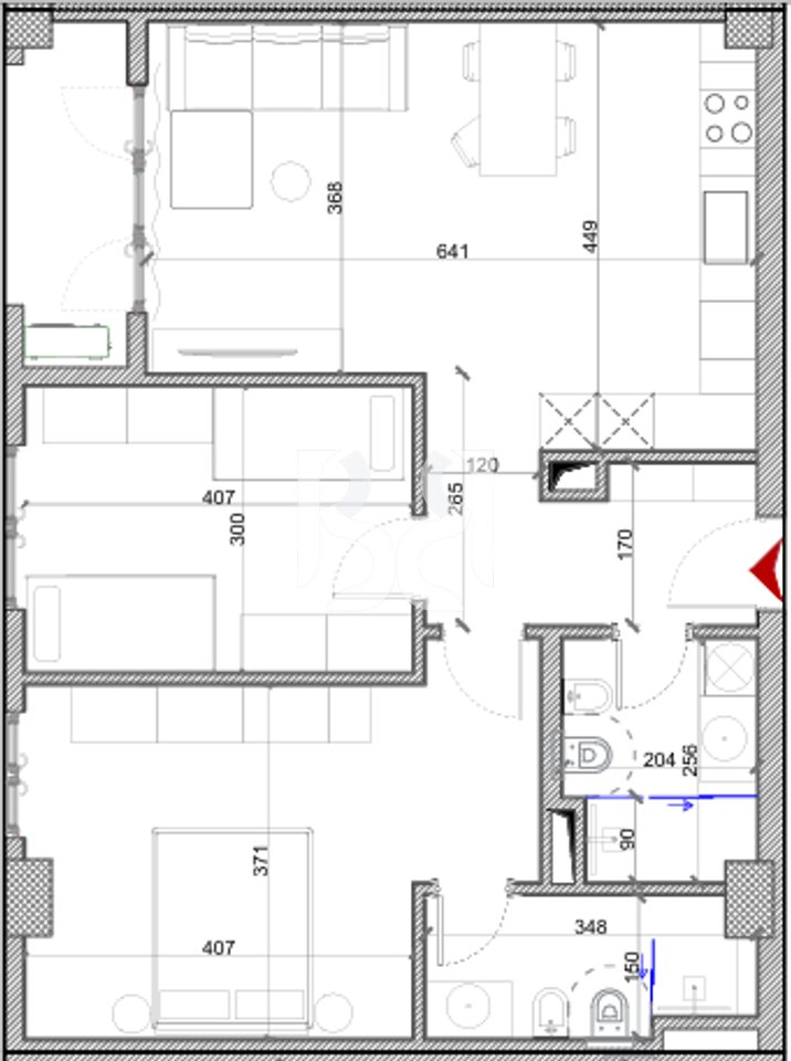 APPARTAMENTO IN VENDITA 2+1 KINOSTUDIO*