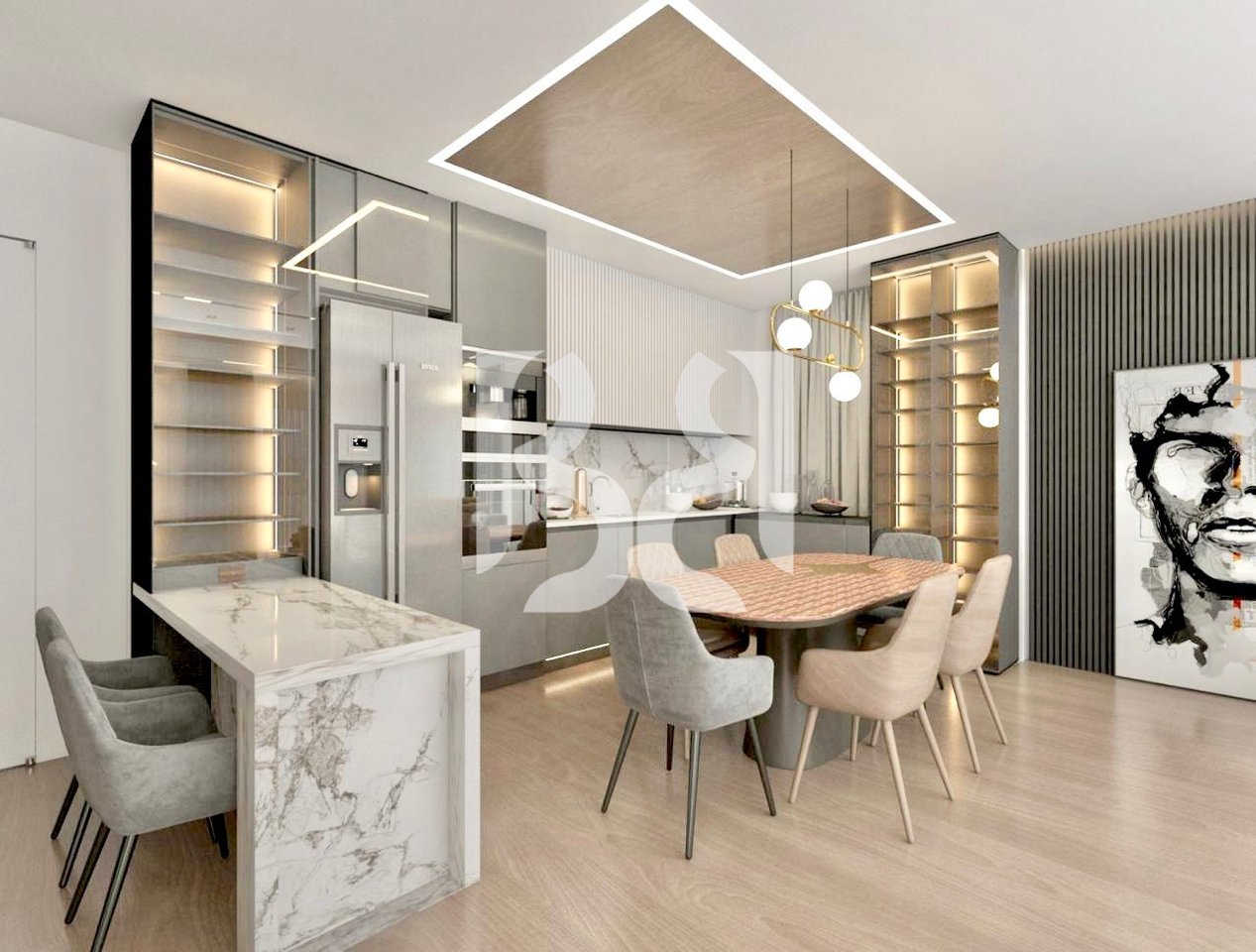 APARTAMENT 2+1+2 NE SHITJE LAKELAND RESIDENCE LIQENI  I FARKES TIRANE *