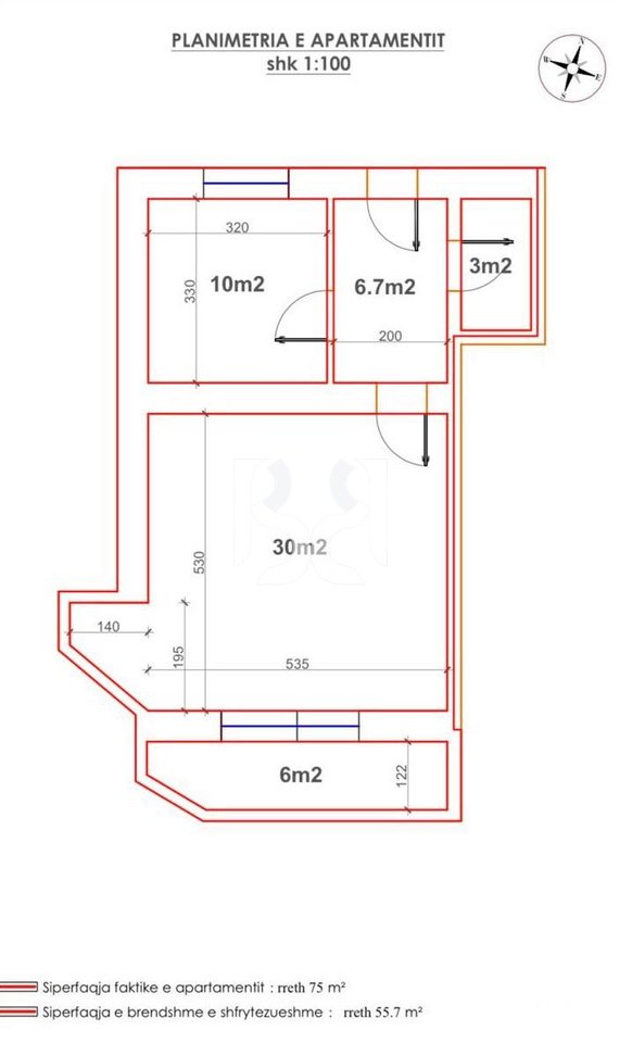 APARTAMENT/ZYRE ME QERA TEK ISH BLLOKU