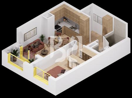 APARTAMENT 1+1 PER SHITJE, PASKONE RESIDENCE