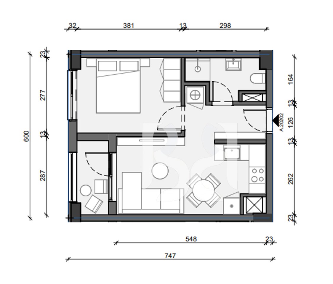 APPARTAMENTO 1+1 IN VENDITA, PASKONE RESIDENCE