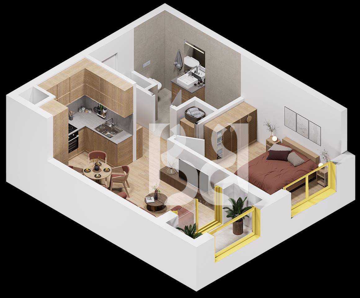 VENDESI APPARTAMENTO 1+1, PASKONE RESIDENCE