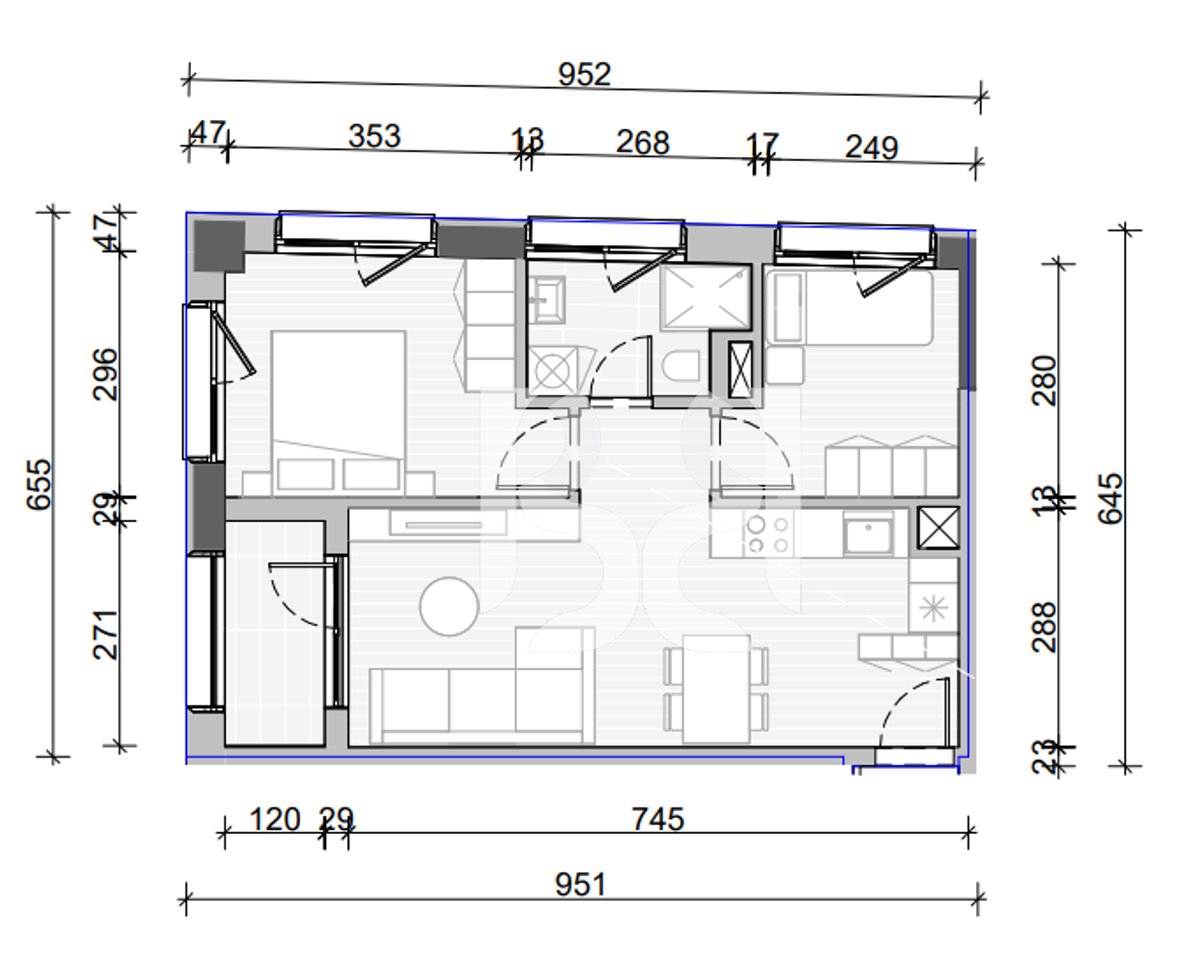 VENDESI APPARTAMENTO 2+1 IN NAYA RESIDENCE(VENDESI CON CREDITO)