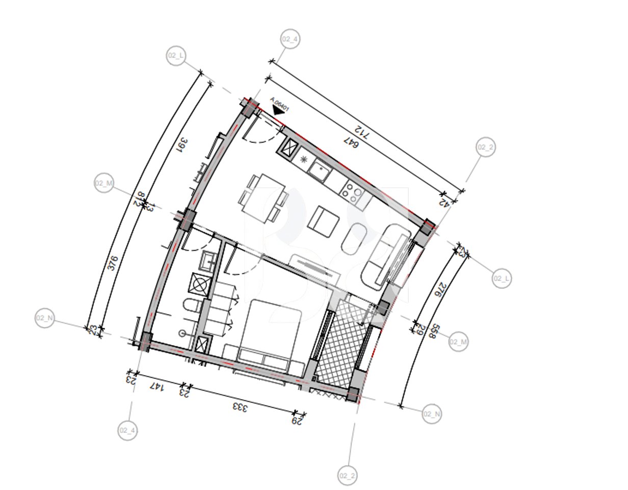 IN VENDITA CON CREDITO FINO ALL'80% APPARTAMENTO 1+1 IN BALLADA RESIDENCE FARKA LAKE