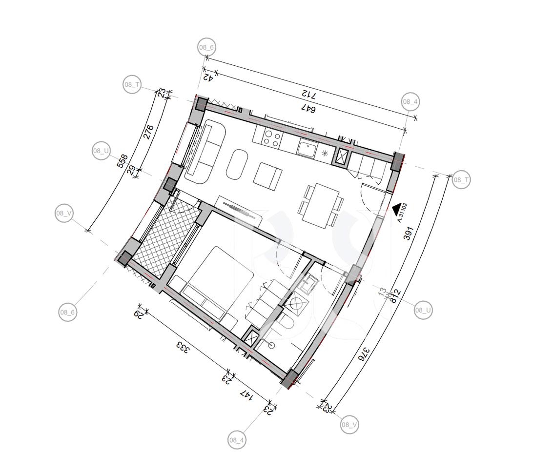 SHITET ME KREDI DERI NE 80% APARTAMENT 1+1 NE REZIDENCA BALLADA LIQENI I FARKES