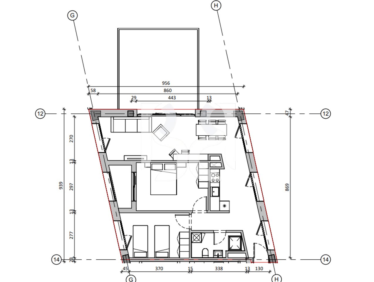 FOR SALE WITH CREDIT UP TO 80% 2+1 APARTMENT IN NOKIA RESIDENCE