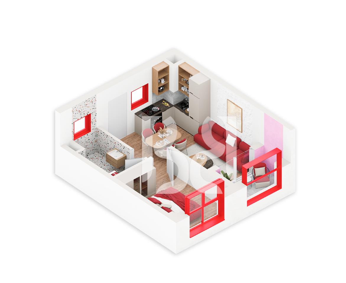 FOR SALE ON CREDIT UP TO 80% 2+1 APARTMENT IN NOKIA RESIDENCE 99,000€*