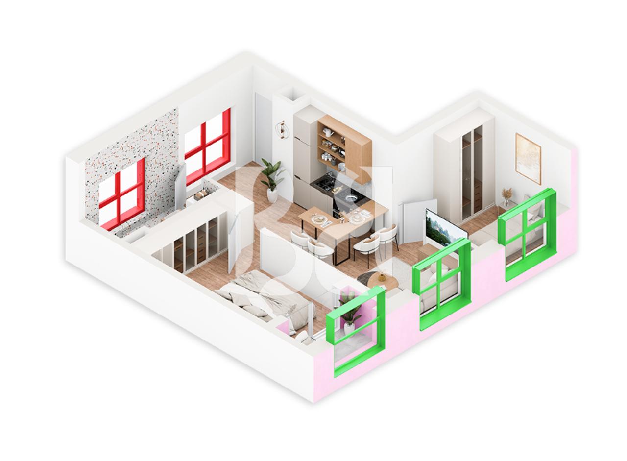 VENDESI CON FINANZIAMENTO FINO ALL'80% APPARTAMENTO 2+1 NELLA RESIDENZA NOKIA 156.000€*