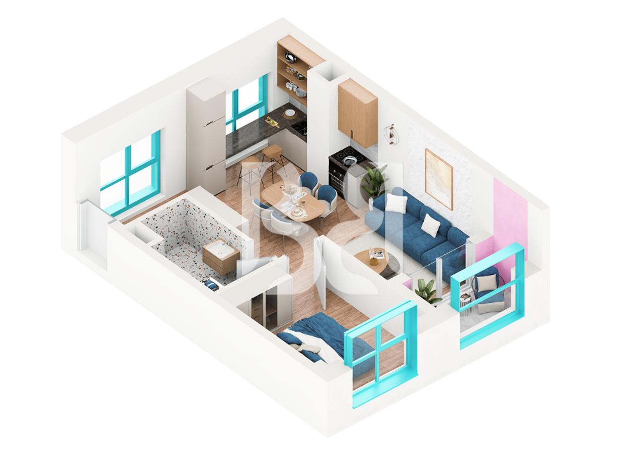 FOR SALE WITH CREDIT UP TO 80% APARTMENT 1+1 IN NOKIA RESIDENCE 139,000€*