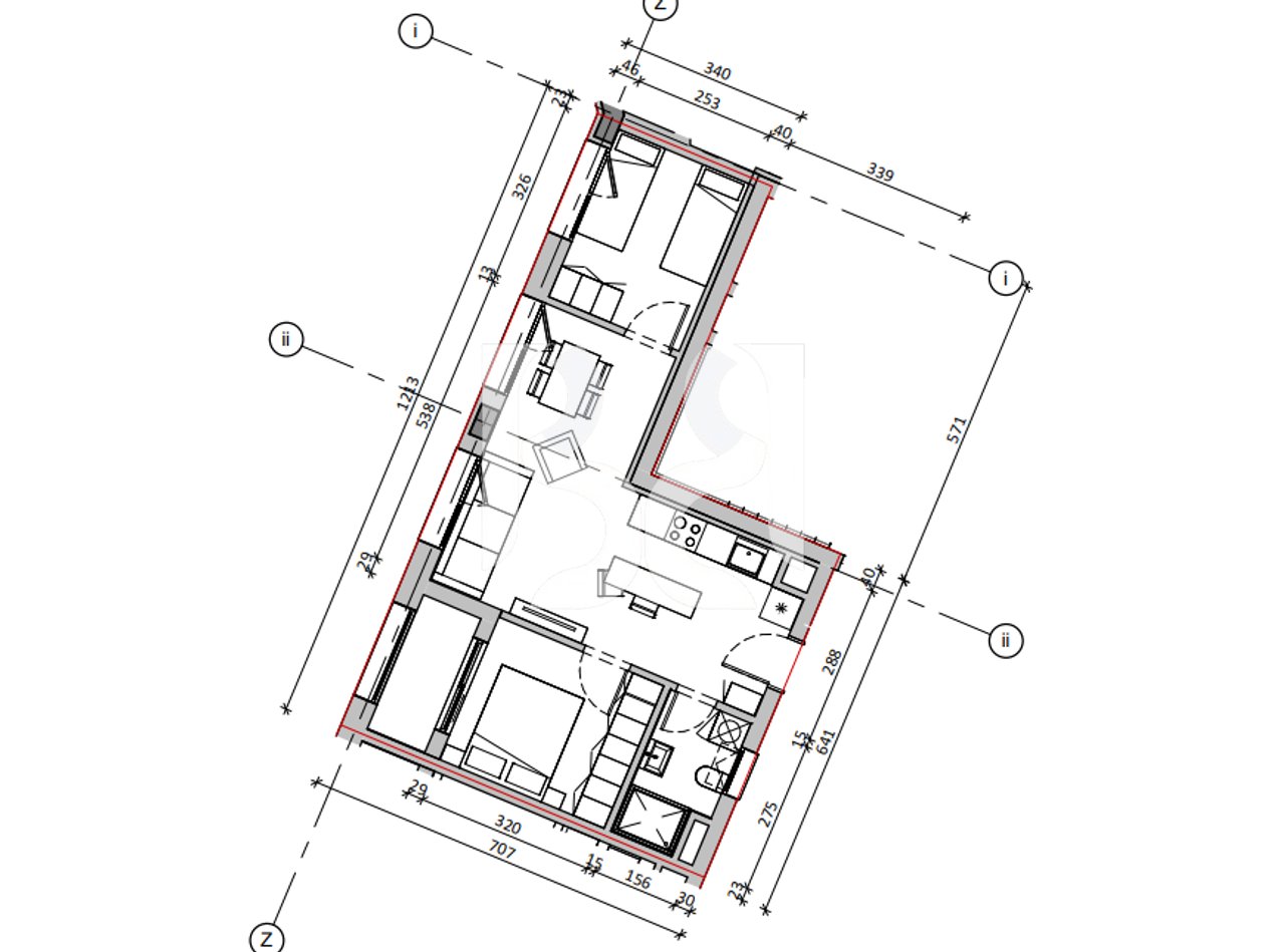 Appartamento 2+1 in vendita a Nokia Residence Nuova residenza di Kontakt Ali Demi Tirana Opzione di acquisto con credito fino all'80%