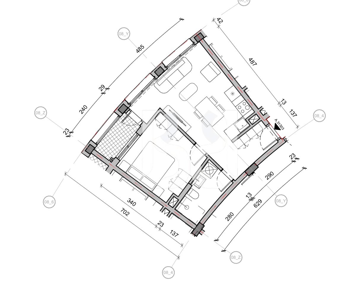 FOR SALE WITH CREDIT UP TO 80% 2+1 APARTMENT IN BALLADA RESIDENCE FARKA LAKE