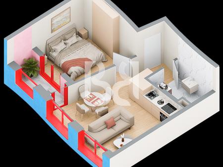 APARTMENT 1+1 FOR SALE IN BALLADA RESIDENCE, FARKA LAKE WITH CREDIT UP TO 80%