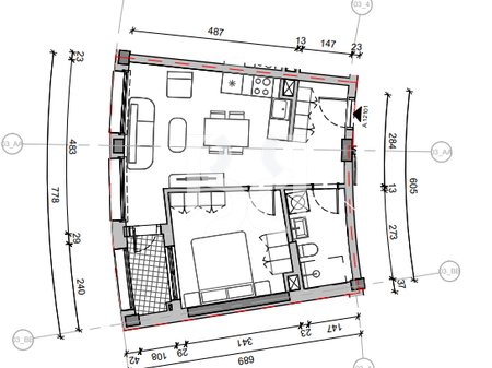 SHITET APARTAMENT 1+1 NE REZIDENCA BALLADA LIQENI I FARKES ME KREDI DERI NE 80%