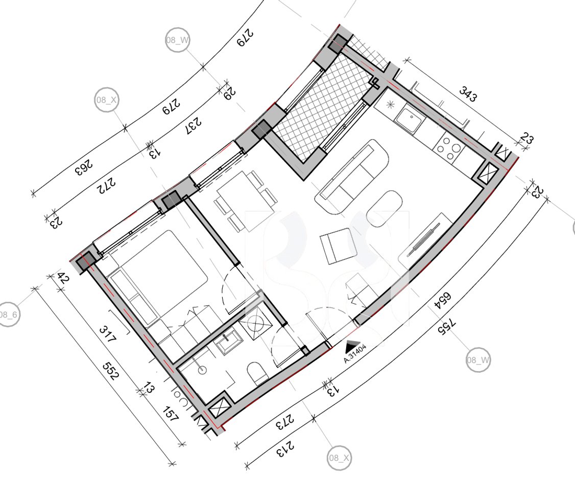 FOR SALE WITH CREDIT UP TO 80% 2+1 APARTMENT IN BALLADA RESIDENCE FARKA LAKE