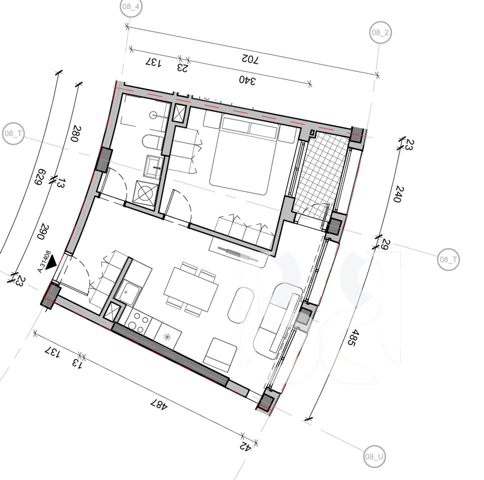 FOR SALE WITH CREDIT UP TO 80% 2+1 APARTMENT IN BALLADA RESIDENCE FARKA LAKE