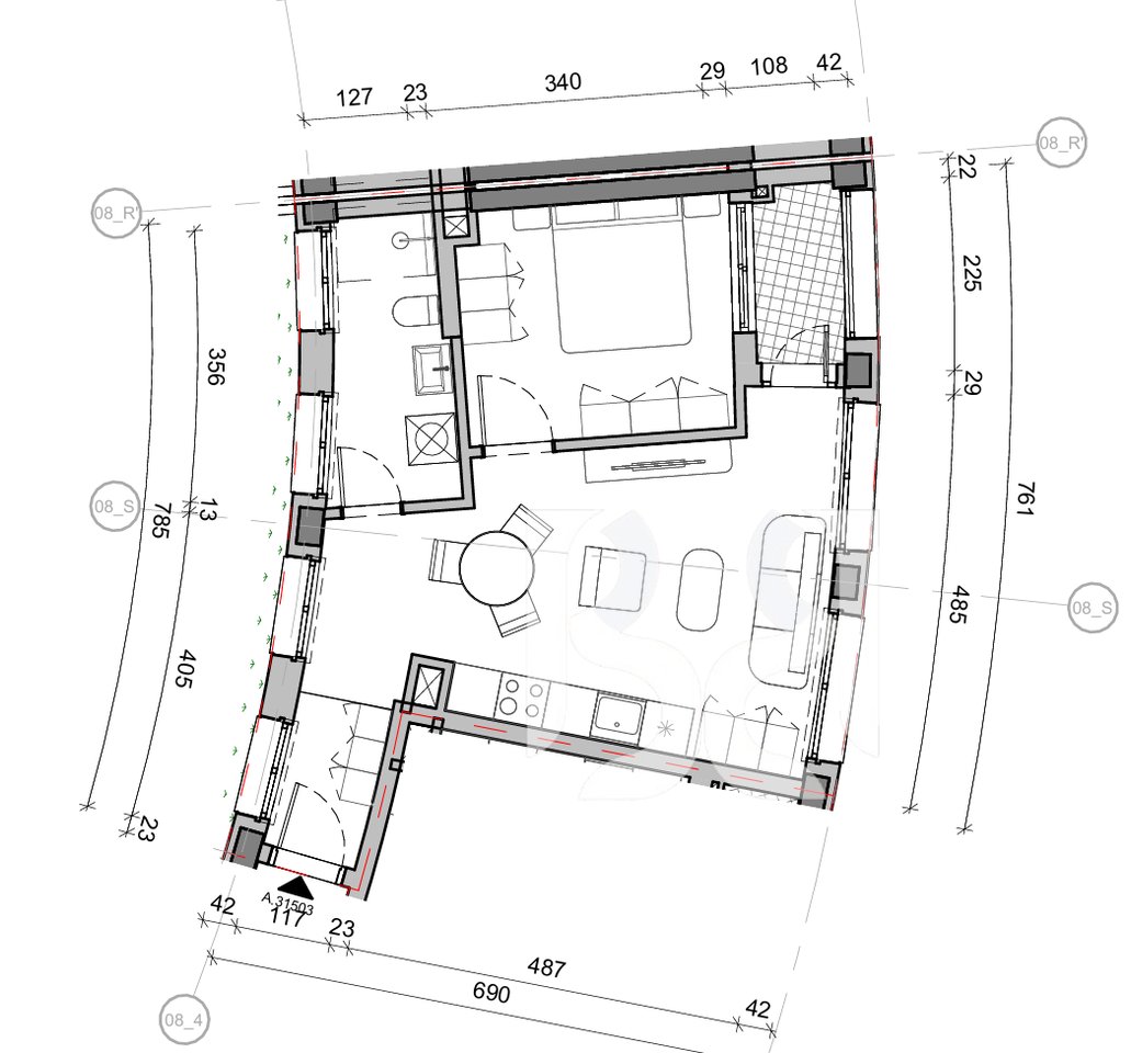 FOR SALE WITH CREDIT UP TO 80% 2+1 APARTMENT IN BALLADA RESIDENCE FARKA LAKE