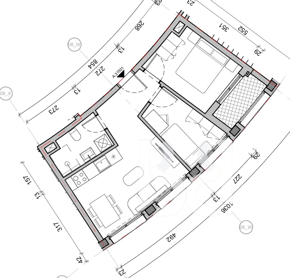 FOR SALE WITH CREDIT UP TO 80% 2+1 APARTMENT IN BALLADA RESIDENCE FARKA LAKE