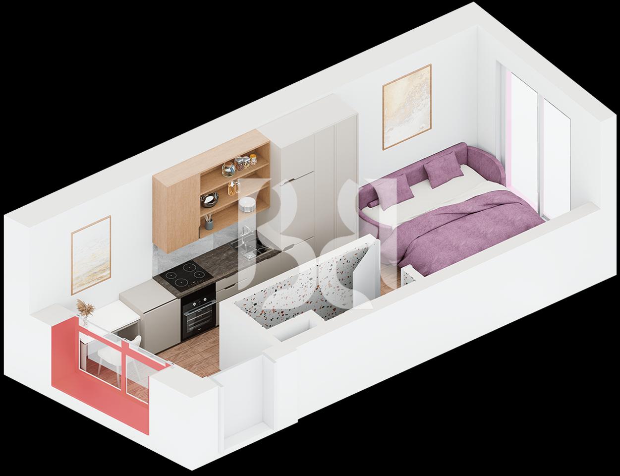 FOR SALE WITH CREDIT UP TO 80% SERVICE UNIT IN NOKIA RESIDENCE 85,000€