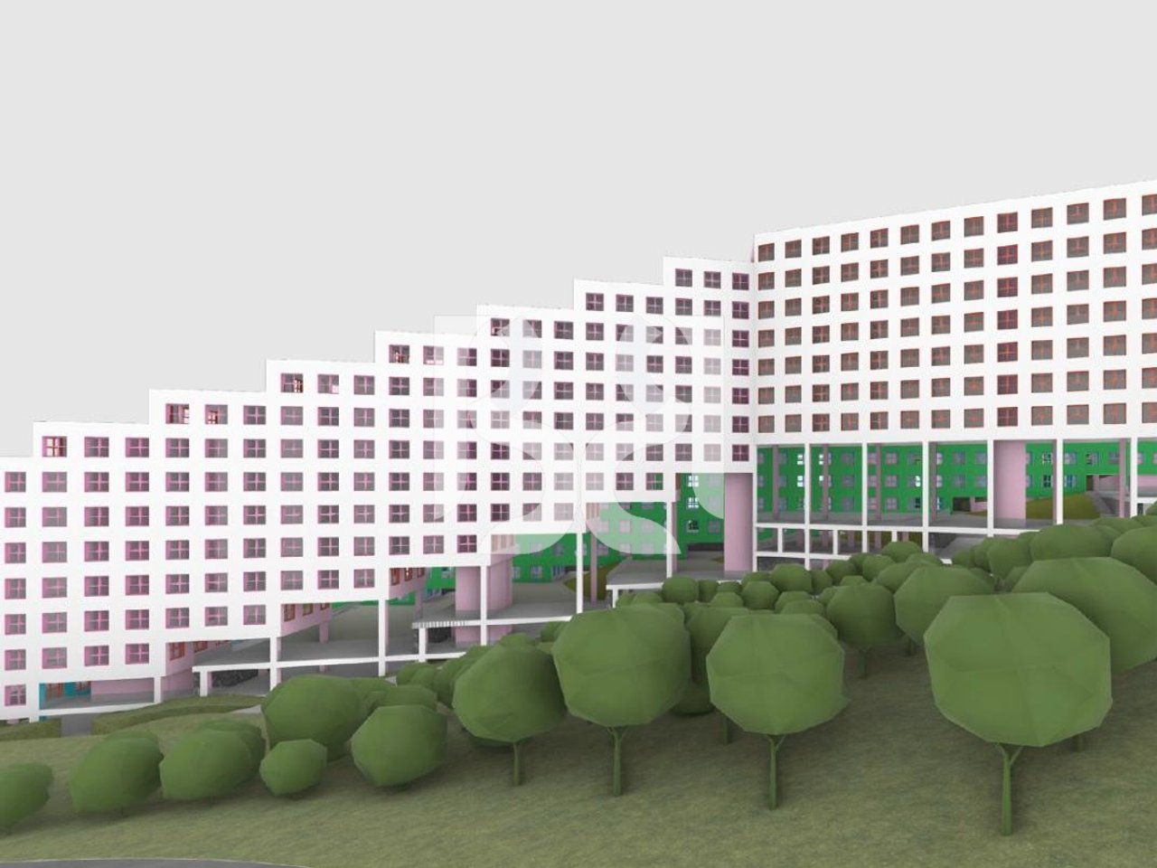 Apartament 1+1 në shitje në Nokia Residence Rezidencë e re nga Kontakt Ali Demi Tiranë