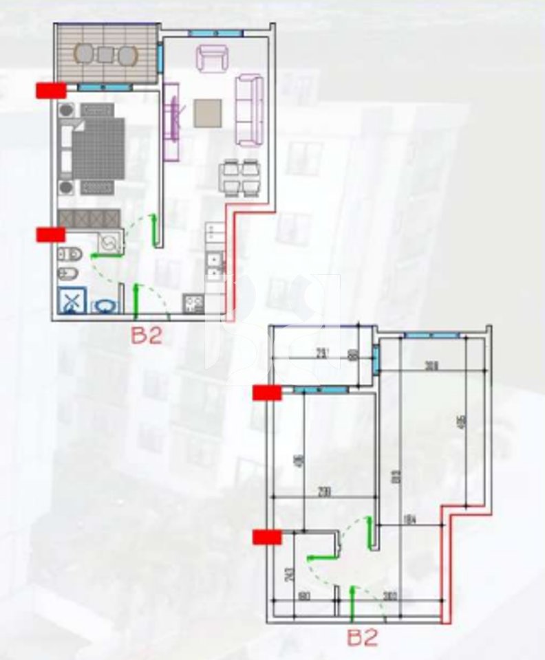 APARTMENT 1+1 FOR SALE – MALI I ROBIT, DURRËS