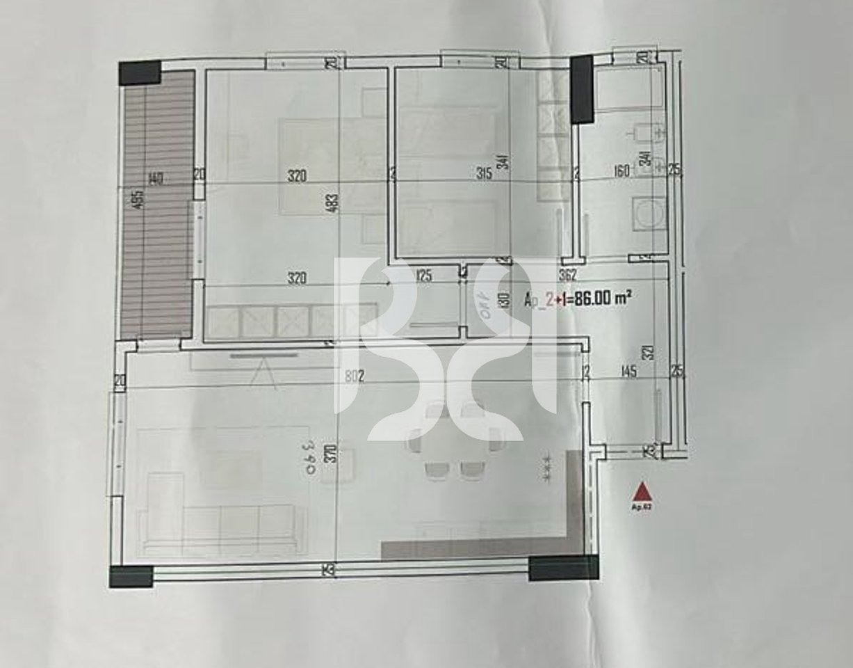 APARTMENT 2+1 FOR SALE IN PASKUQAN