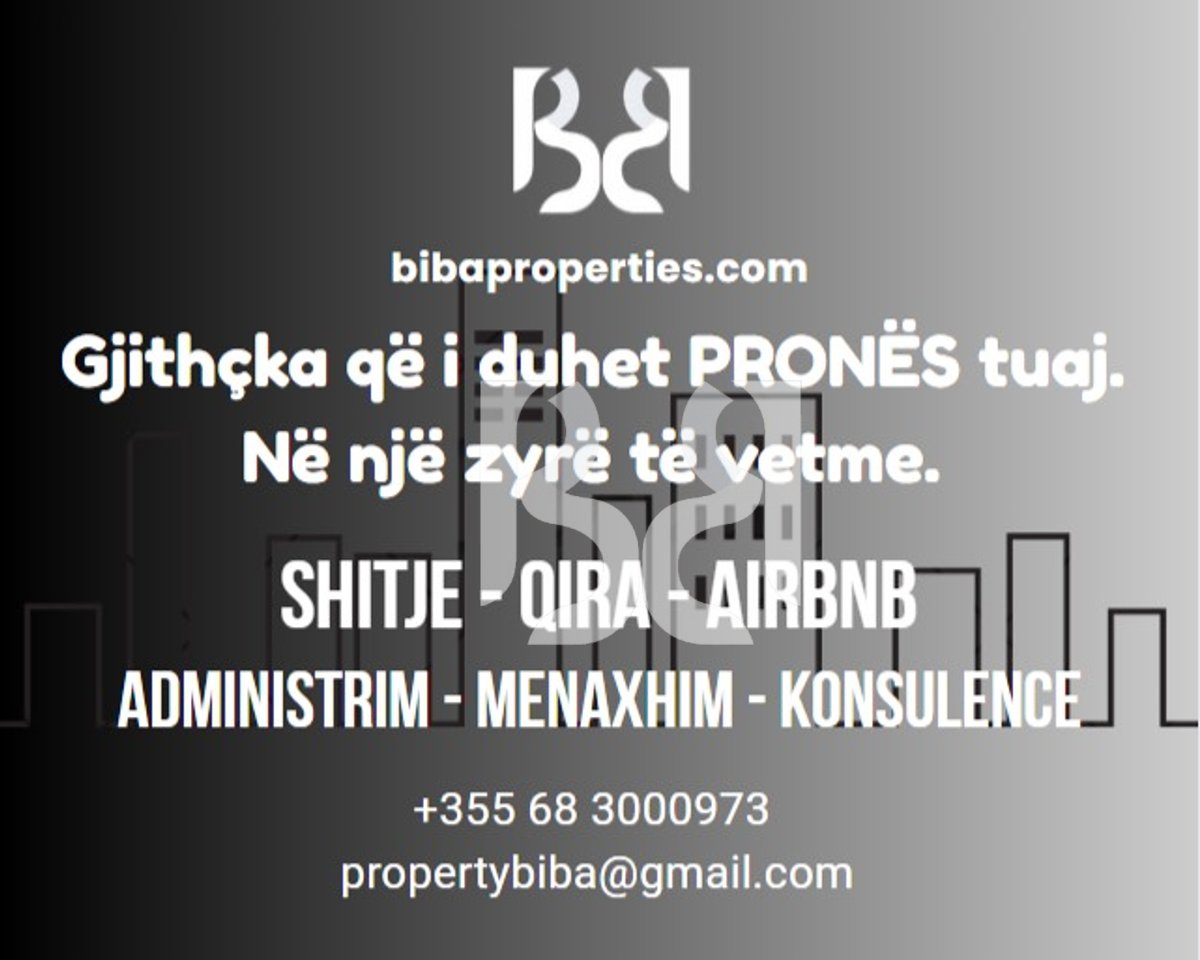 Shitet Apartament 1+1 (Kati 3) – Pazari i Ri / Toptani, Rruga Ali Pashë Gucia – pranë Pazarit të Ri