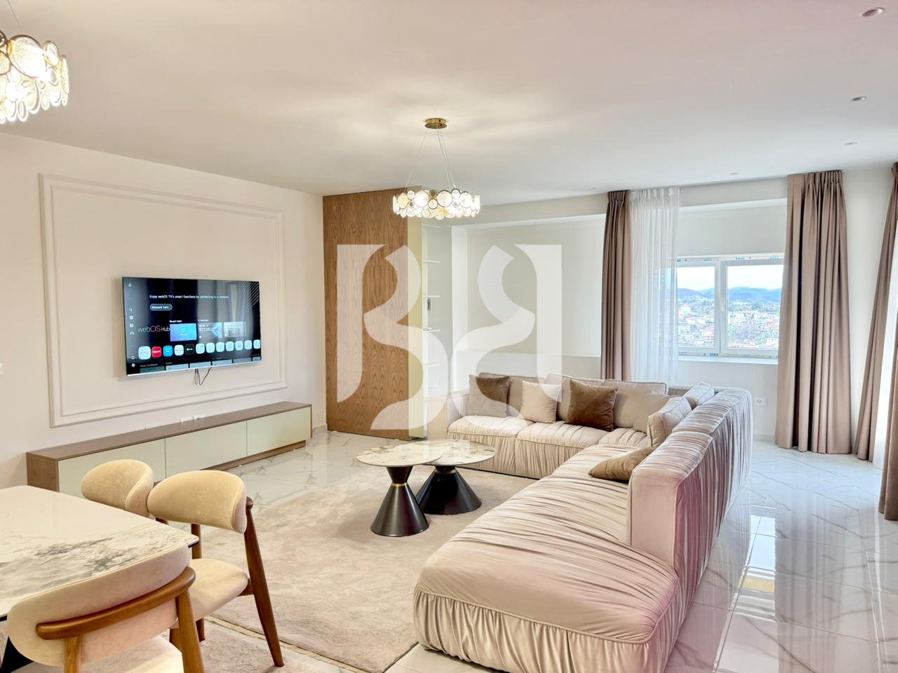 APARTAMENT  2+1+2 + PARKING ME QIRA PRANE LIQENIT TE FARKES REZIDENCA LAKELAND*