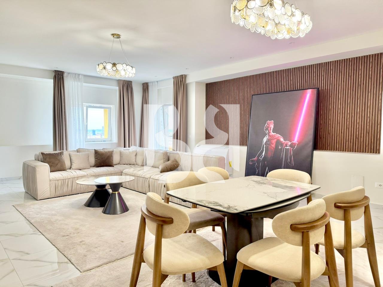 APARTAMENT  2+1+2 + PARKING ME QIRA PRANE LIQENIT TE FARKES REZIDENCA LAKELAND*