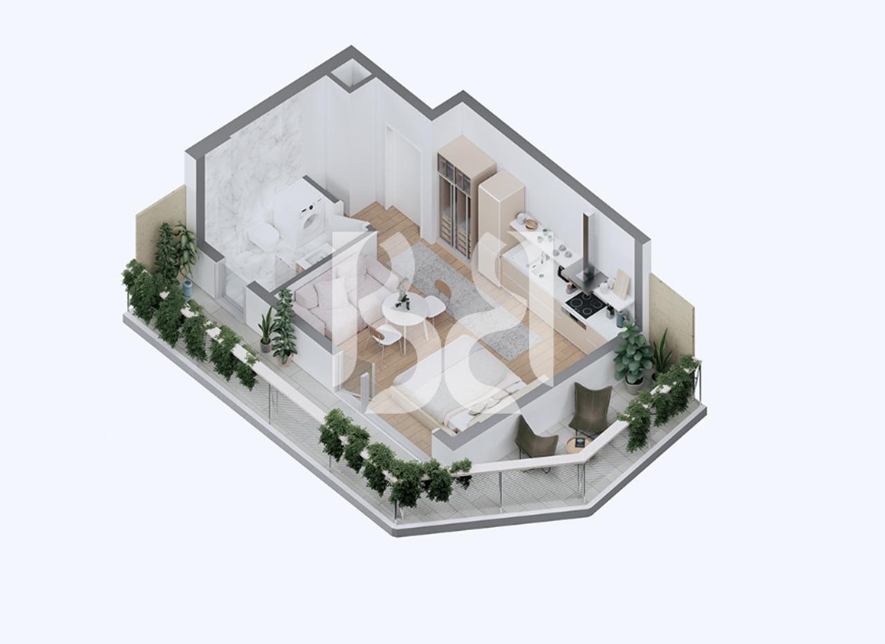 SHITET ME KREDI GARZONIERE NE KATI E 8 NE DRILON POGRADEC ME PAMJE NGA LIQENI I OHRIT*