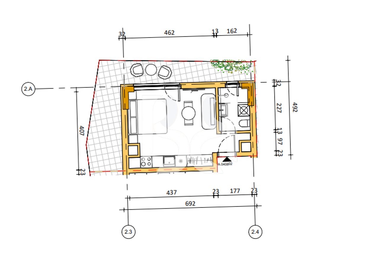 SHITET ME KREDI GARZONIERE NE KATI E 8 NE DRILON POGRADEC ME PAMJE NGA LIQENI I OHRIT*