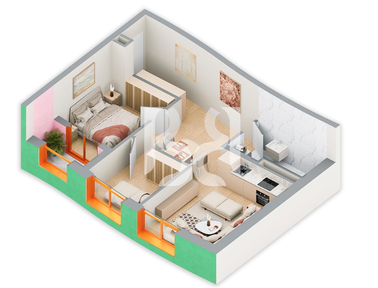 SHITET ME KREDI DERI NE 80% APARTAMENT 2+1 NE REZIDENCA BALLADA LIQENI I FARKES