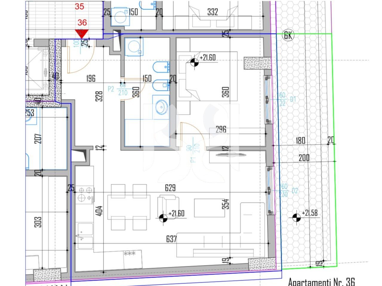 APARTMENT 1+1+BALCONY+PARKING SPACE FOR SALE AT ESHLI RESIDENCE, BRRYL