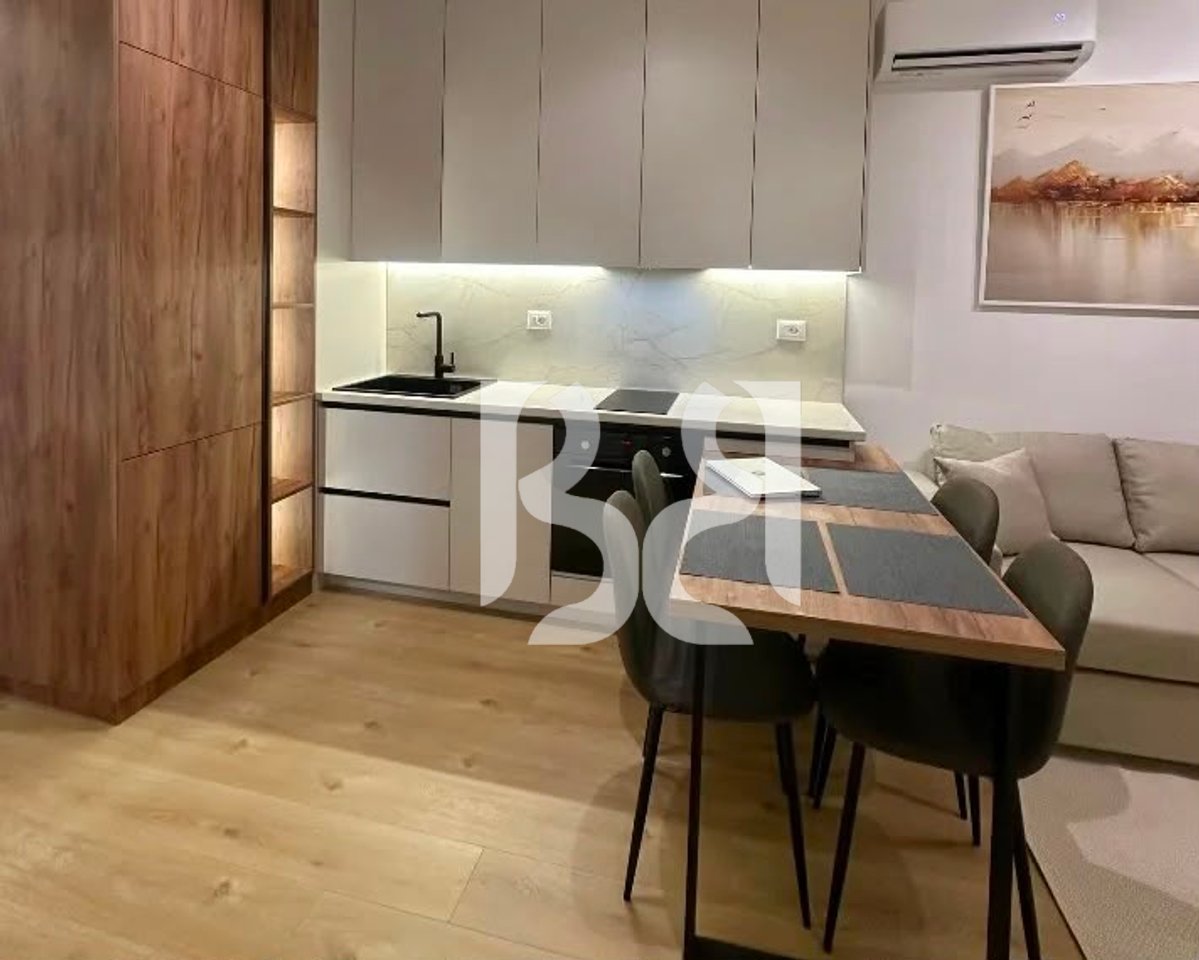 Apartament 1+1 me Qira te Kompleksi Kadiu, Ali Demi, Tiranë | 55 m² | I Mobiluar | Kati 6