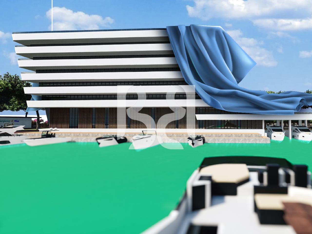APARTAMENT EKSKLUZIVE 1+1+VERANDE NE TURQUOISE MARINA, HAMALLAJ
