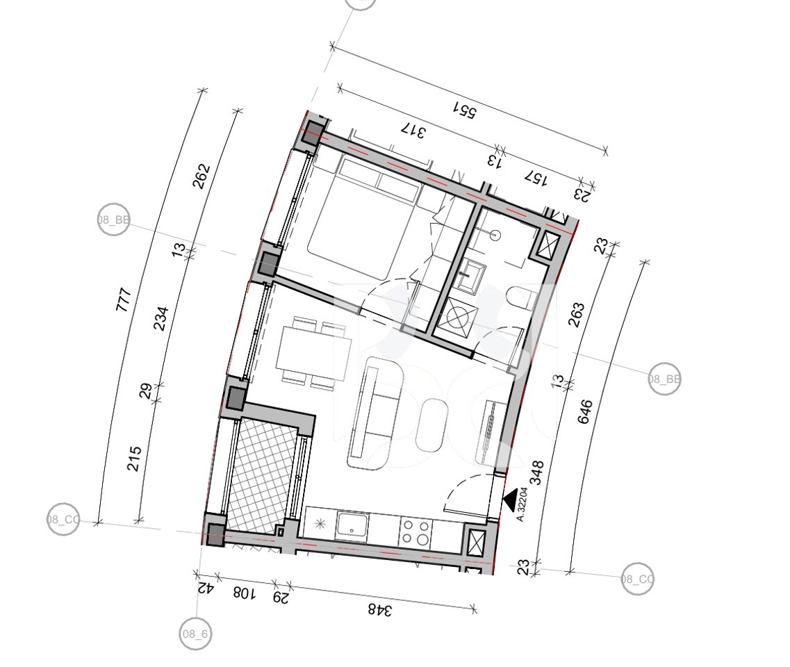 SHITET APARTAMENT 1+1 NE REZIDENCA BALLADA LIQENI I FARKES