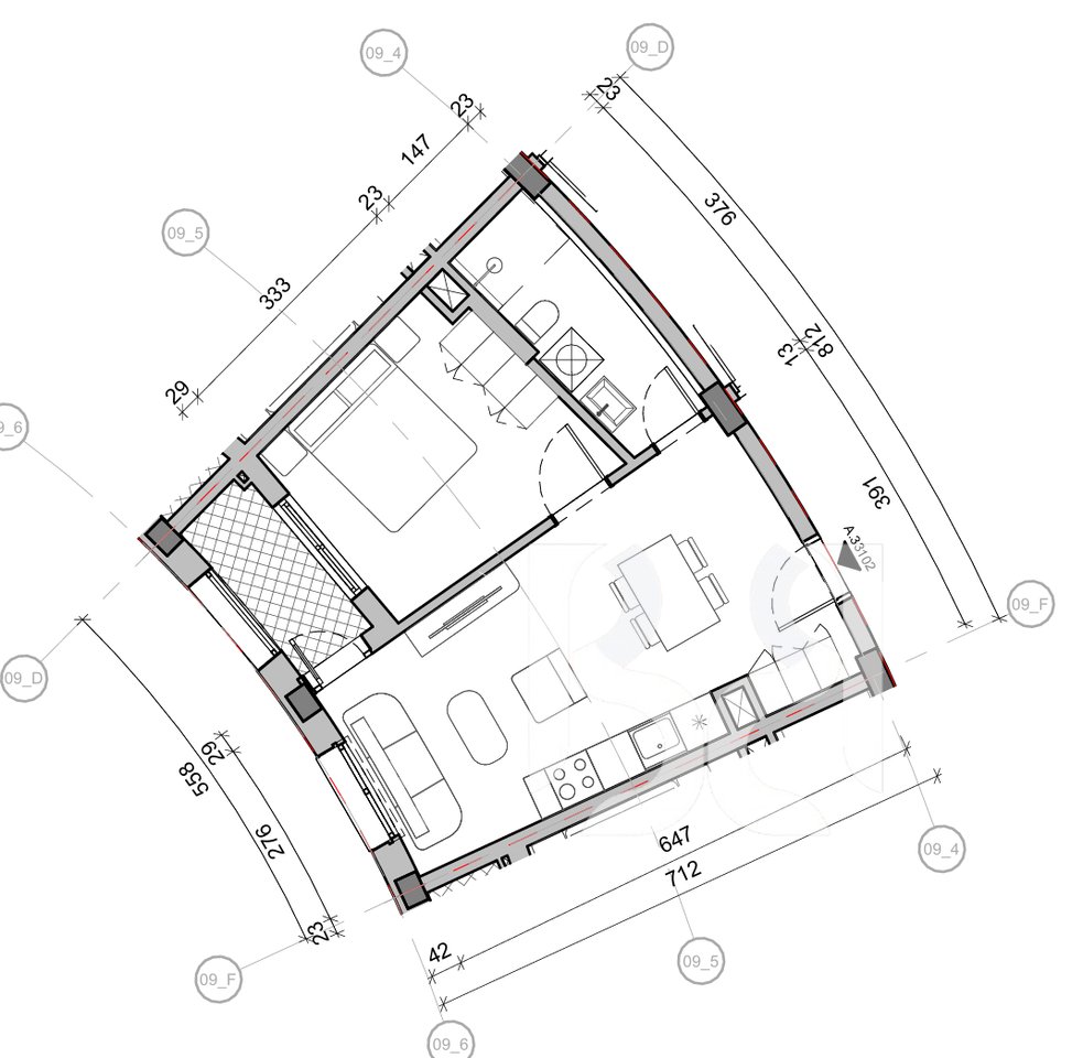 SHITET APARTAMENT 1+1 NE REZIDENCA BALLADA LIQENI I FARKES