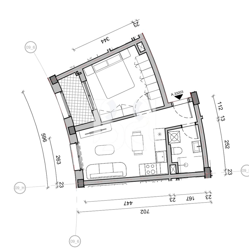 SHITET APARTAMENT 1+1 NE REZIDENCA BALLADA LIQENI I FARKES
