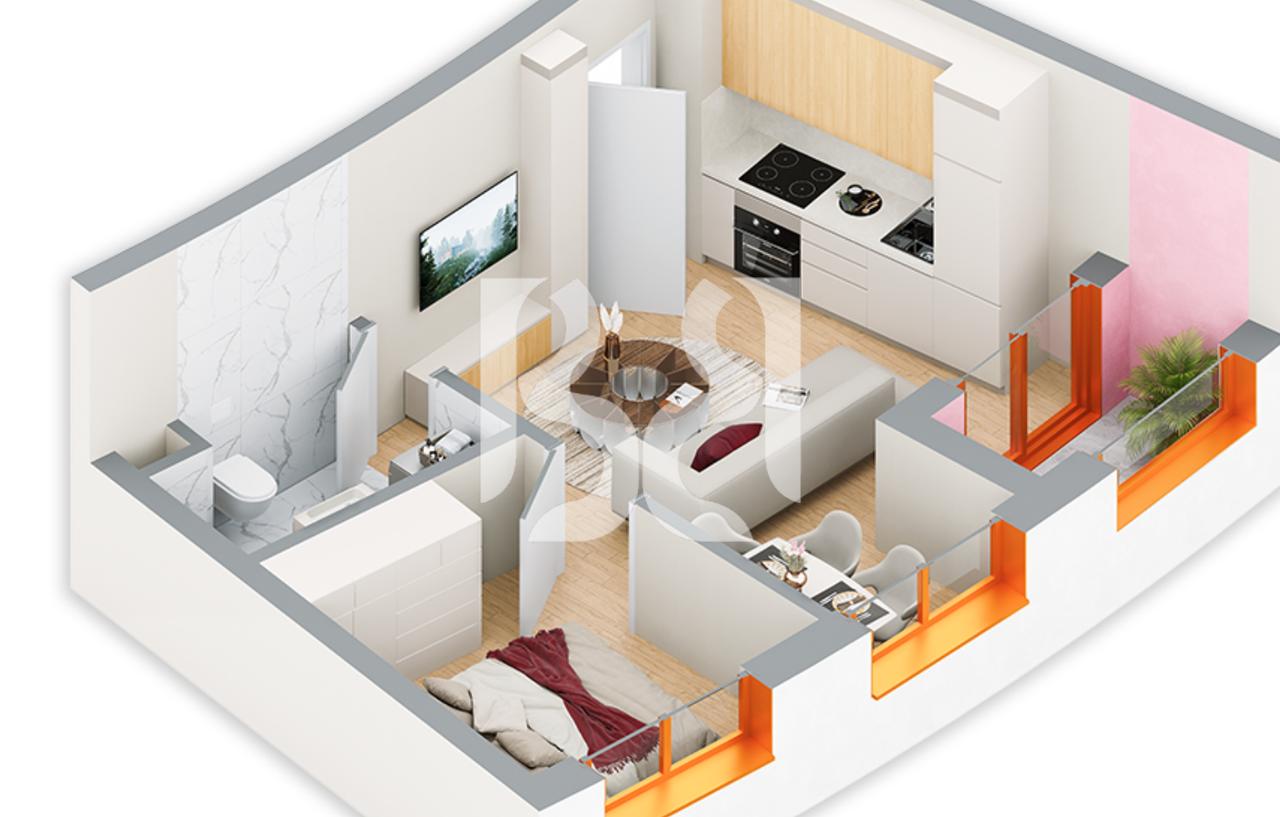 IN VENDITA CON CREDITO FINO ALL'80% APPARTAMENTO 2+1 IN BALLADA RESIDENCE FARKA LAKE