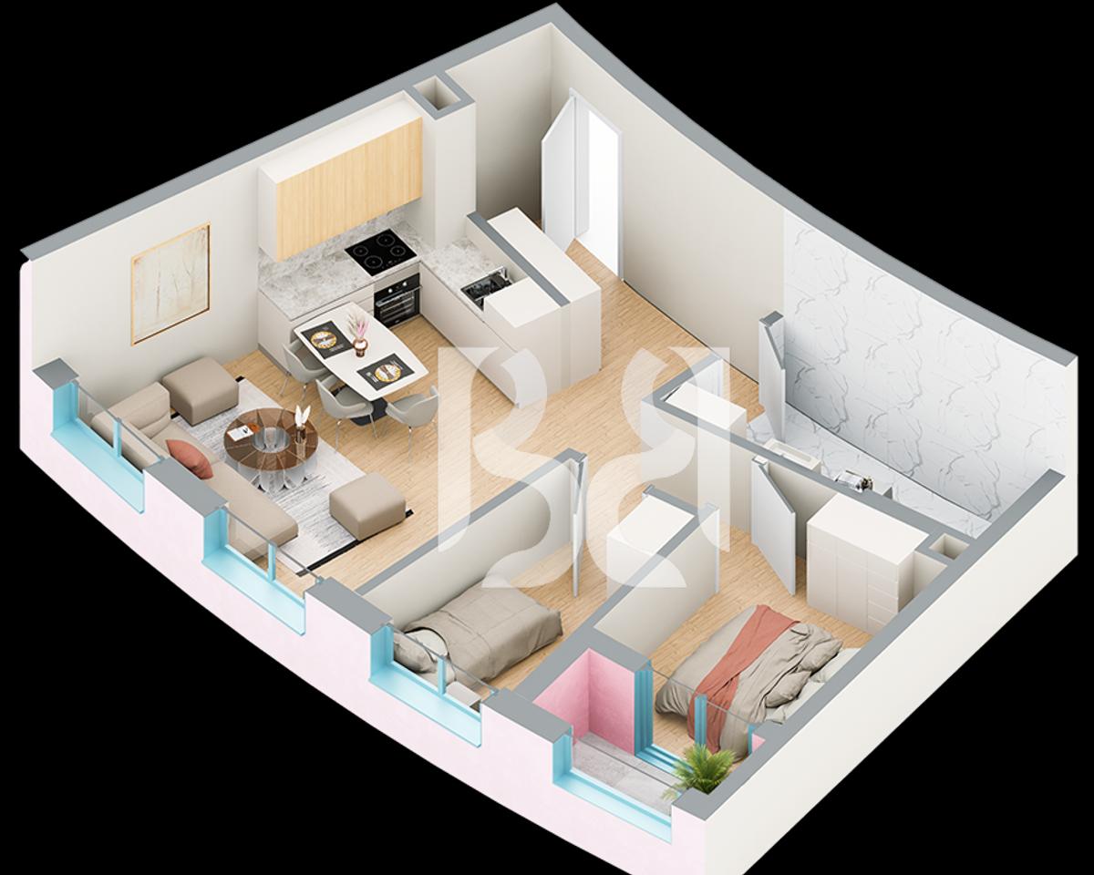 APPARTAMENTO 1+1 IN VENDITA PRESSO REZIDENCA BALLADA LIQENI I FARKES CON FINANZIAMENTO FINO ALL'80%