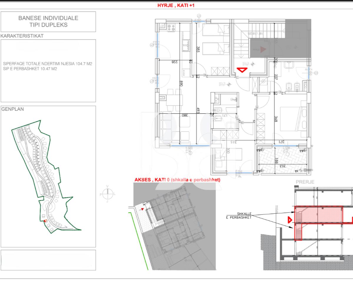 SHITET APARTAMENT 3+1+2 TUALETE TEK SWAN LAKE