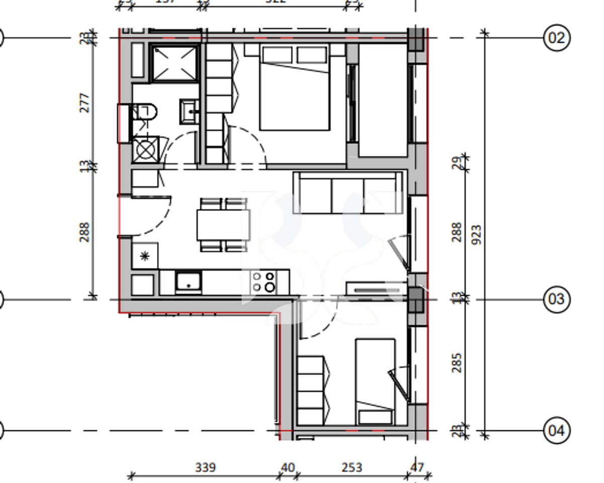 Apartament 2+1 në shitje në Nokia Residence Rezidencë e re nga Kontakt Ali Demi Tiranë me kredi deri ne 80%