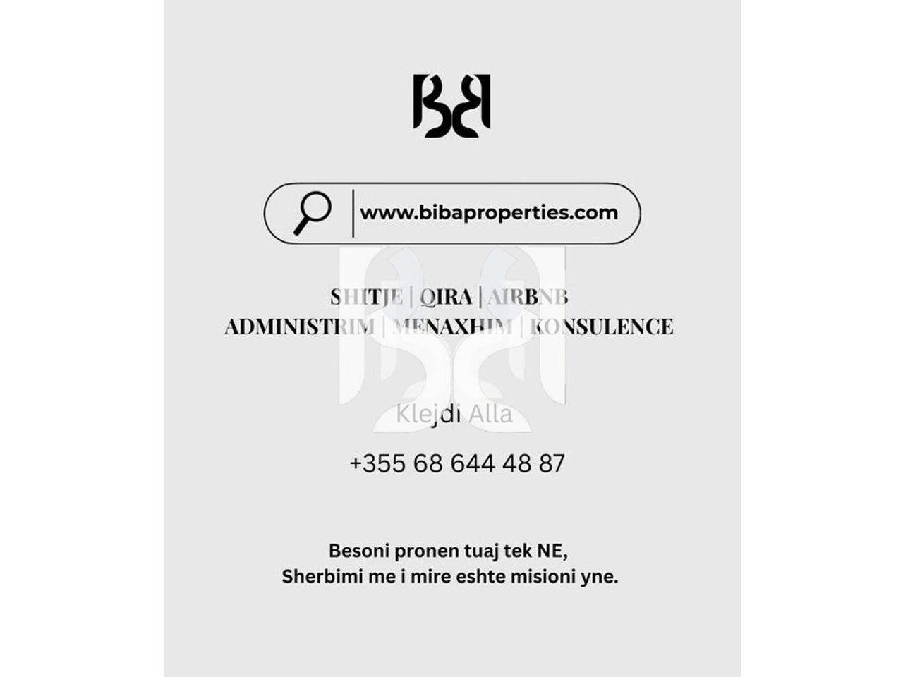 APARTAMENT ME QERA 2+1 NE YZBERISHT