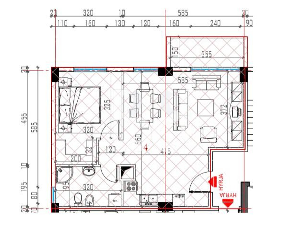 SHITET APARTAMENT 1+1 TEK REZIDENCA TOM DOSHI*