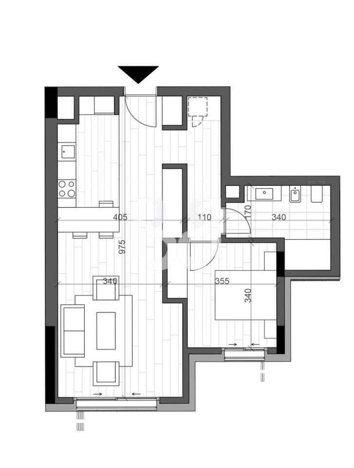 APARTMENT 1+1+PARKING SPACE FOR SALE AT GREEN COAST 2