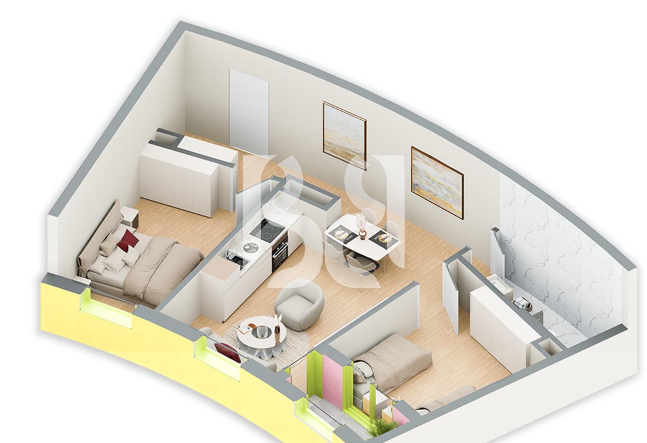 IN VENDITA APPARTAMENTO 2+1 IN BALLADA RESIDENCE FARKA LAKE