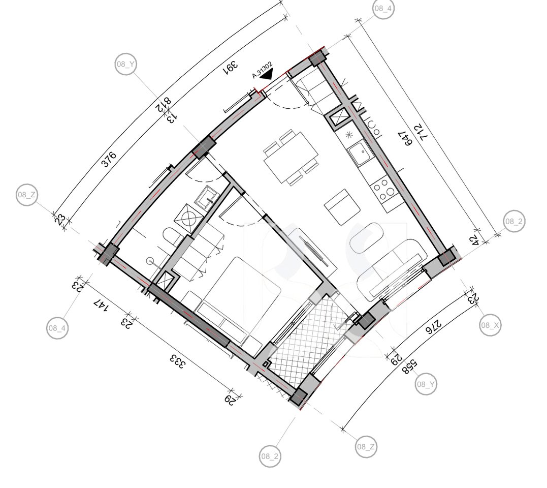 SHITET APARTAMENT 1+1 NE REZIDENCA BALLADA LIQENI I FARKES
