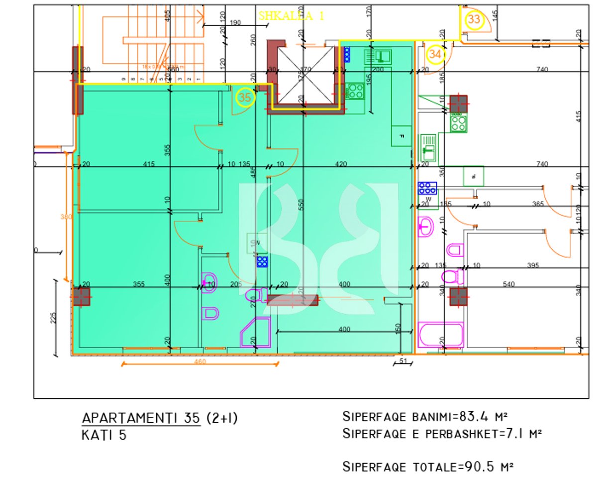 SHITET ME KREDI APARTAMENT 2+1 NE POGRADEC*