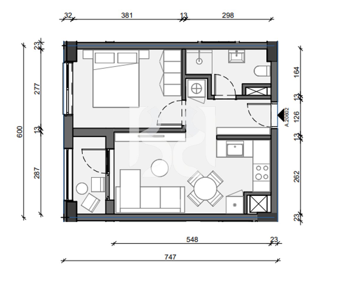 APPARTAMENTO 1+1 IN VENDITA A PASKONE RESIDENCE, PASKONE